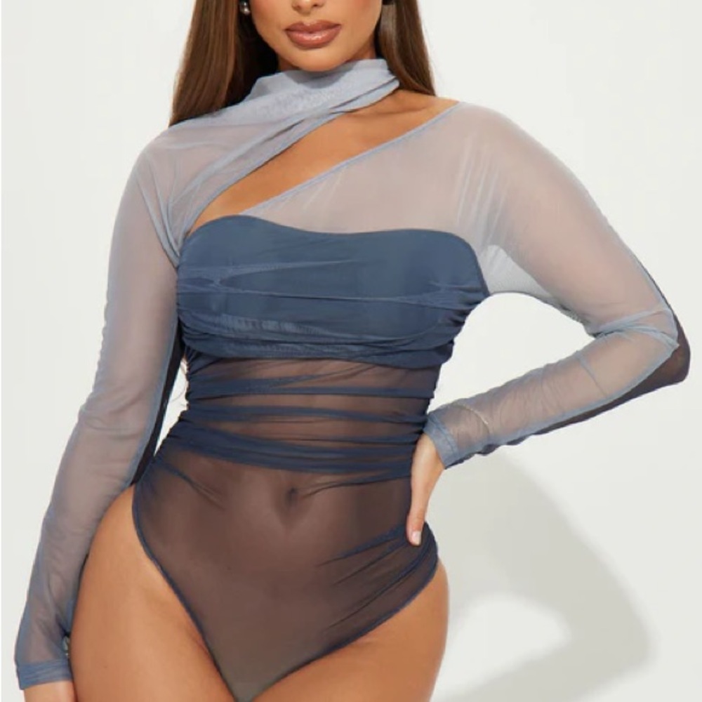Fashion Nova Mesh Body Suit